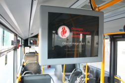 Prevenció – a buszokon is vetítik a tűzmegelőzési bizottság kisfilmjeit